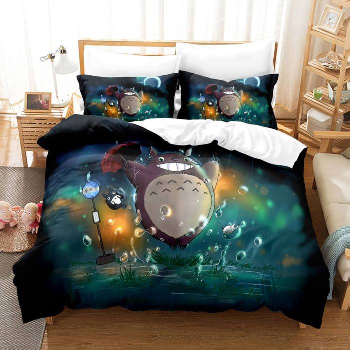My Neighbor Totoro Cosplay Bedding Sets Duvet Covers Quilt Bed Sheets