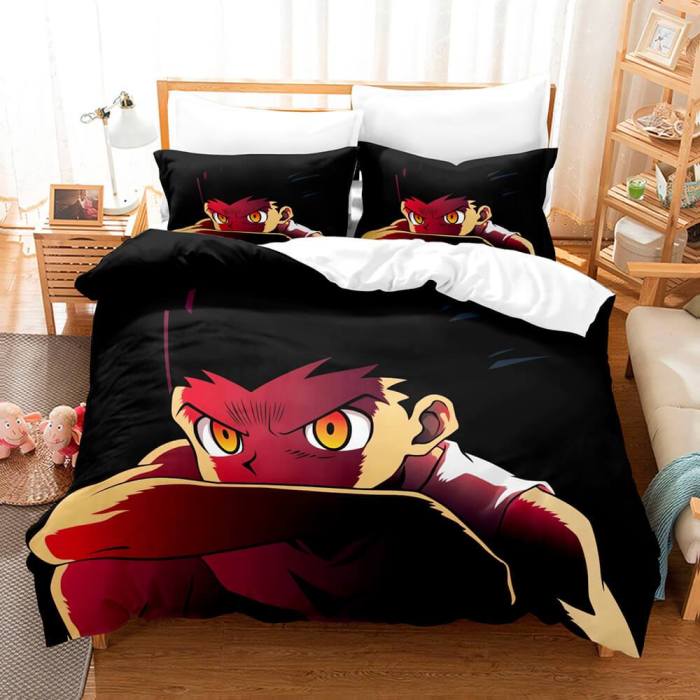 Hunter×Hunter Cosplay Bedding Set Comforter Duvet Cover Bed Sheets