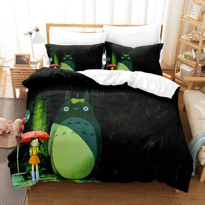 Japan Anime My Neighbor Totoro Bedding Sets Duvet Covers Bed Sheets