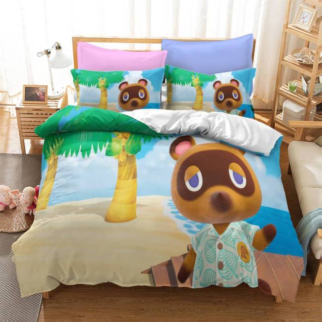 Animal Crossing Cosplay Bedding Set Quilt Duvet Cover Bed Sheets Sets