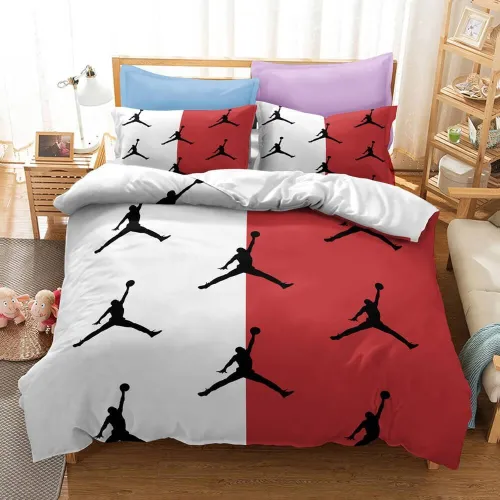Nba Lakers Basketball Bedding Set Duvet Covers Comforter Bed Sheets
