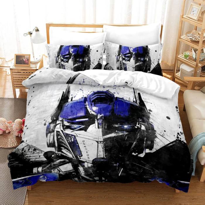 Movie Transformers Optimus Prime Bedding Sets Duvet Cover Bed Sheets