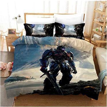 Transformers Optimus Prime Cosplay Bedding Set Duvet Cover Bed Sheets