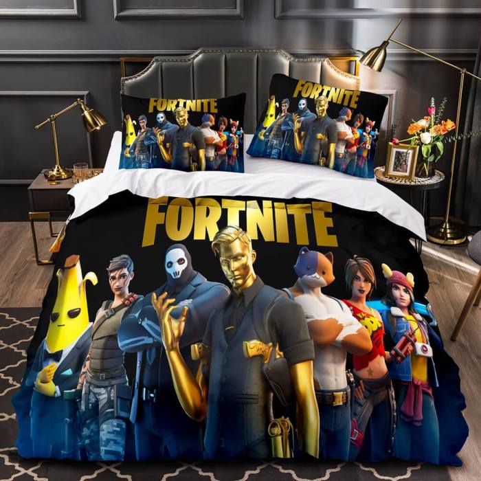 Fortnite Cosplay Bedding Sets Quilt Duvet Cover Bed Sheets Bed Linen