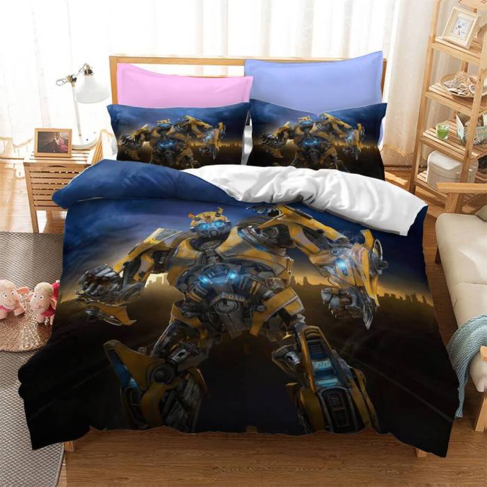 Movie Transformers Optimus Prime Bedding Sets Duvet Cover Bed Sheets