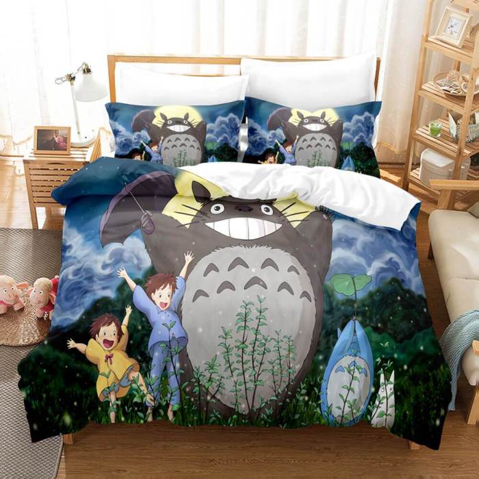 Cartoons My Neighbor Totoro Bedding Sets Duvet Covers Quilt Bed Sheets