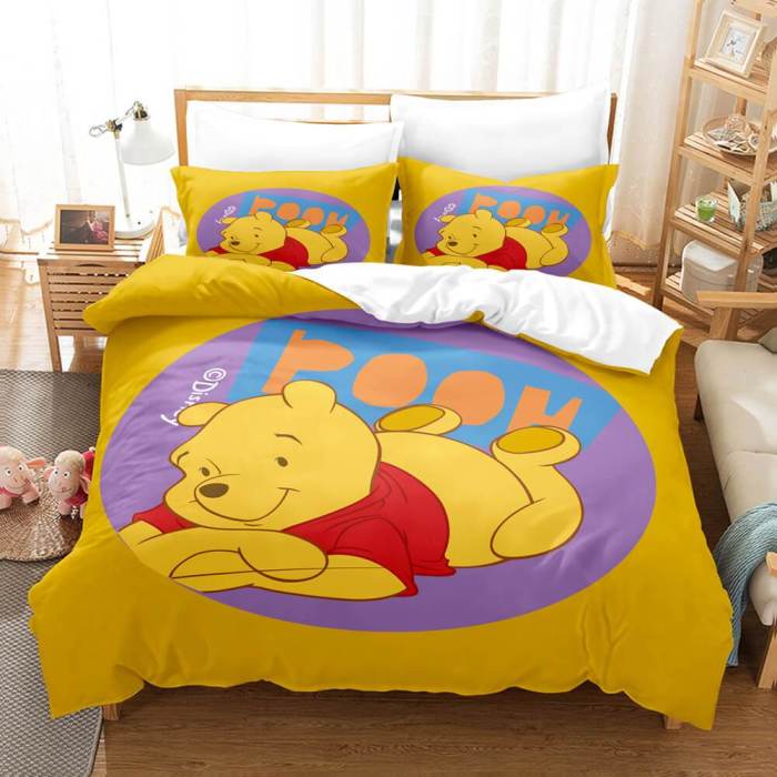 Winnie The Pooh Bedding Sets Duvet Covers Quilt Bed Linen Bed Sheets