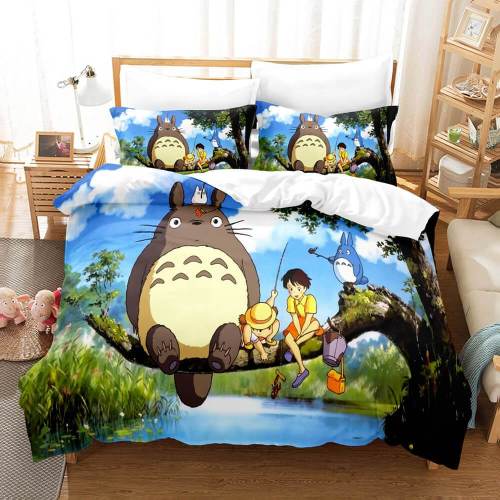 Japan Anime My Neighbor Totoro Bedding Sets Duvet Covers Bed Sheets