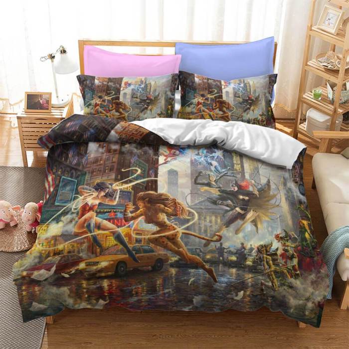 Wonder Woman Ww84 Cosplay Bedding Set Duvet Cover Bed Sheets Sets