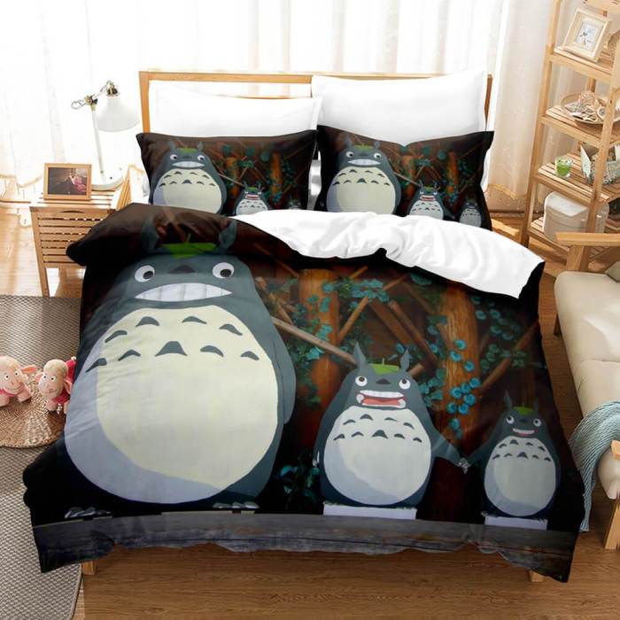 Cartoons My Neighbor Totoro Bedding Sets Duvet Covers Quilt Bed Sheets