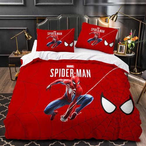 Spiderman Spider-Man Bedding Set Quilt Duvet Covers Bed Sheets Home Decor