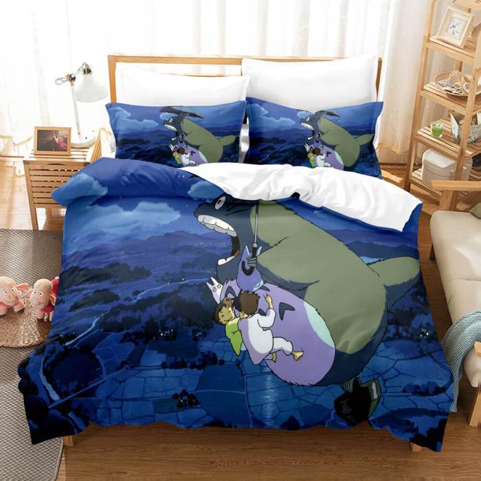 Anime My Neighbor Totoro Bedding Sets Duvet Covers Quilt Bed Sheets