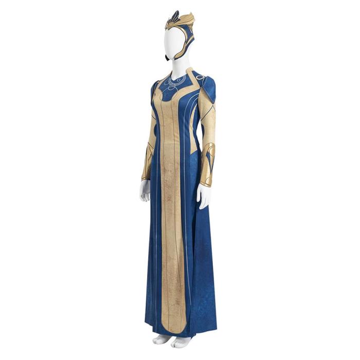 Eternals Ajak Dress Outfits Halloween Carnival Suit Cosplay Costume