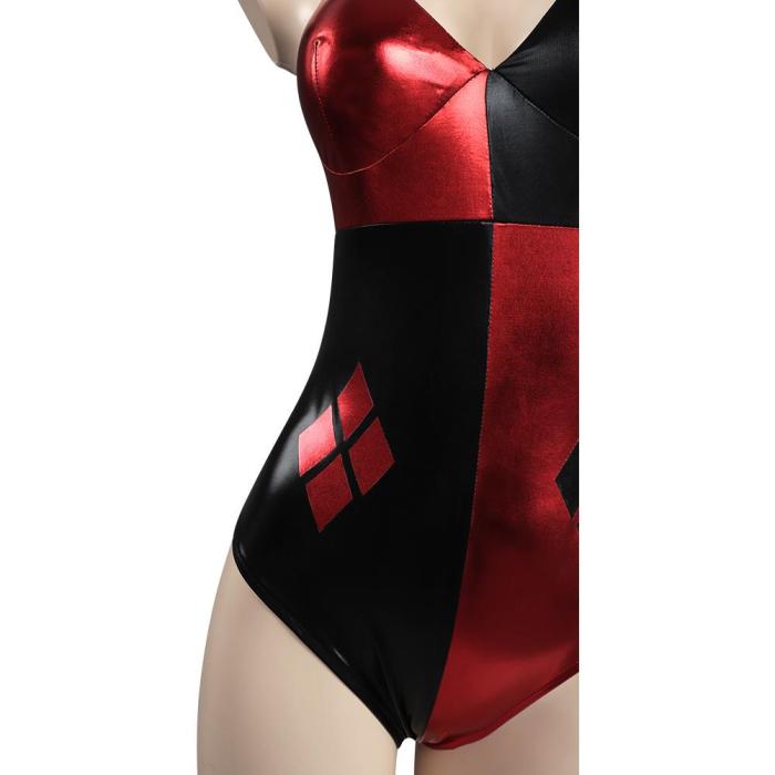 Harley Quinn Bunny Girl Jumpsuit Outfits Christmas Carnival Suit Cosplay Costume