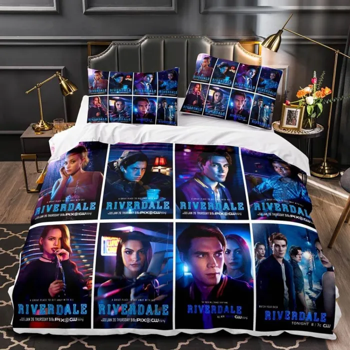 Riverdale Cosplay Bedding Set Duvet Covers Quilt Bed Sheets Sets