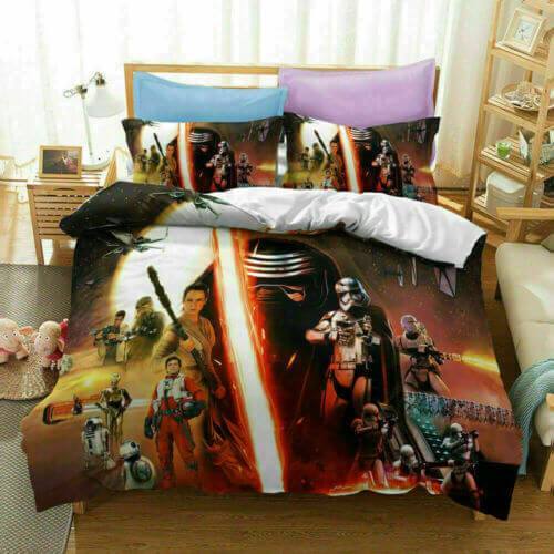 Star Wars Cosplay Bedding Set Duvet Cover Halloween Bed Sheets Sets