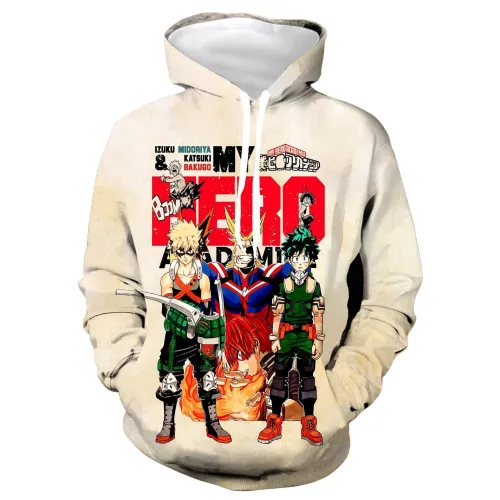 My Hero Academy Anime Midoriya Izuku 3 Cosplay Adult Unisex 3D Printed Hoodie Sweatshirt Pullover