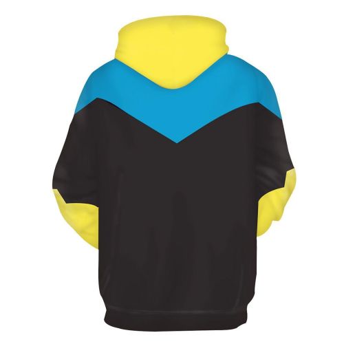 Invincible Anime Tv Mark Grayson Yellow Cosplay Adult Unisex 3D Printed Hoodie Sweatshirt Pullover