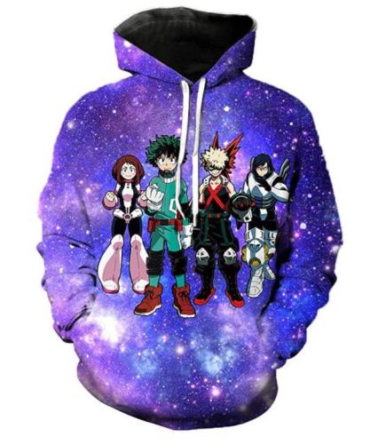 Arrival My Hero Academy Anime Cosplay Adult Unisex 3D Printed Hoodie Sweatshirt Pullover