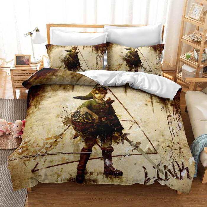 The Legend Of Zelda Cosplay Bedding Quilt Duvet Covers Bed Sheets Sets