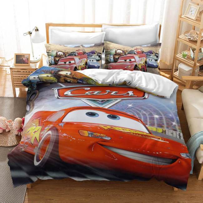 Disney Cars Cosplay Bedding Sets Quilt Duvet Covers Bed Sheets Sets