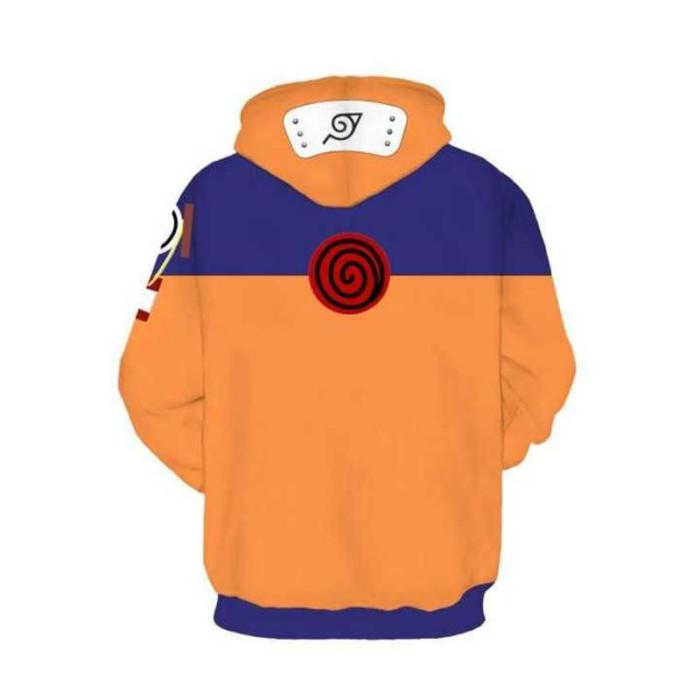 2Pcs/Set Naruto Anime Uzumaki Naruto Cosplay Adult Unisex 3D Printed Hoodie Sweatshirt Pullover And Pant