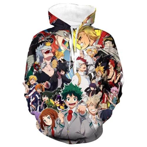 Arrival My Hero Academy Anime 1 Cosplay Adult Unisex 3D Printed Hoodie Sweatshirt Pullover