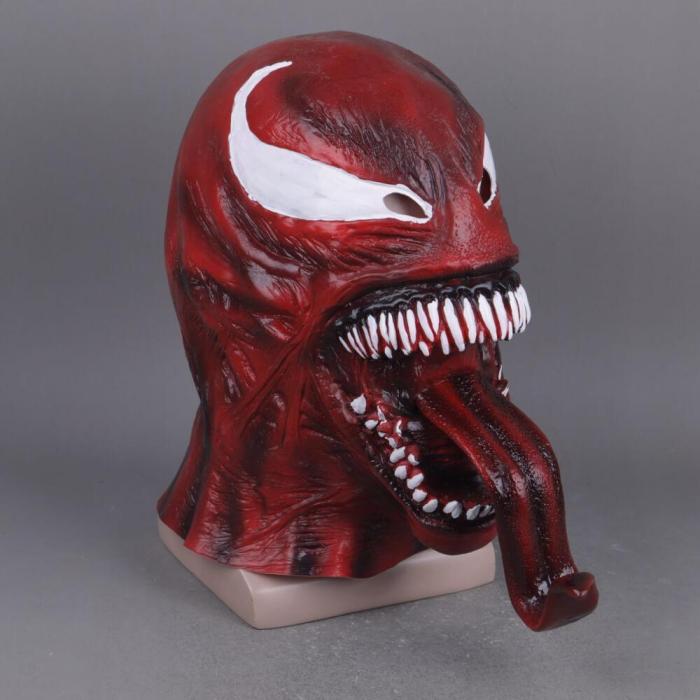 Venom Let There Be Carnage Cosplay Latex Helmet Halloween Prop