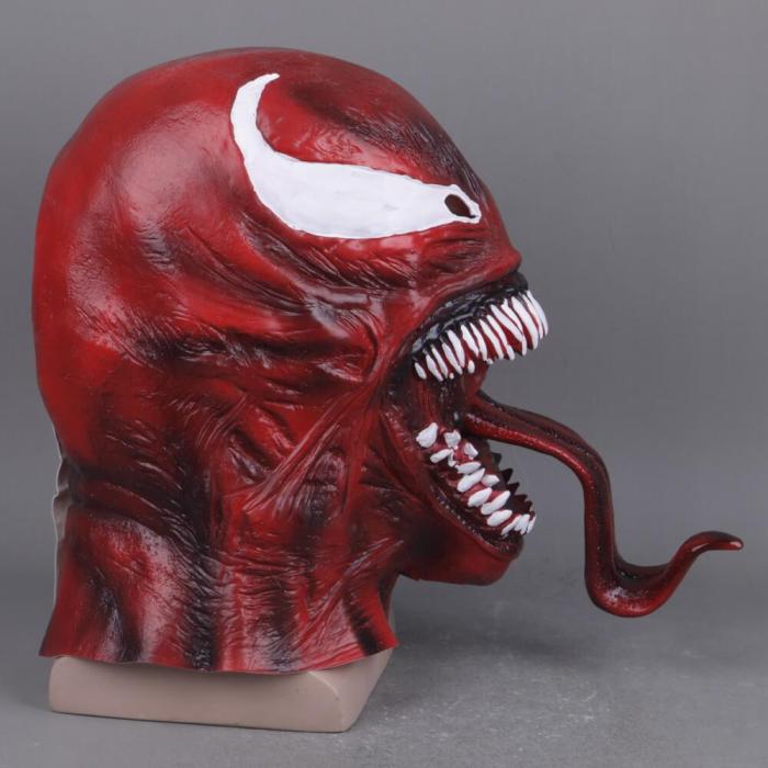 Venom Let There Be Carnage Cosplay Latex Helmet Halloween Prop