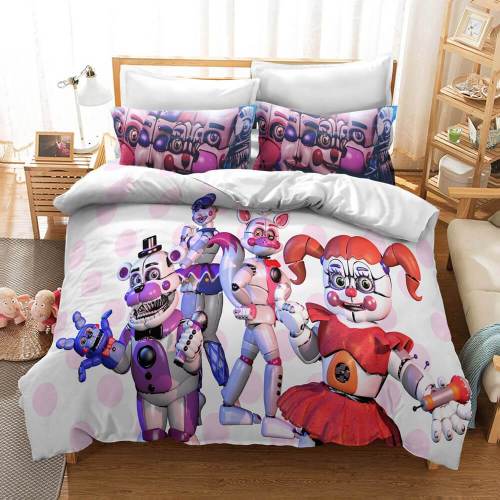 Five Nights At Freddy'S Cosplay Bedding Duvet Covers Bed Sheets Sets