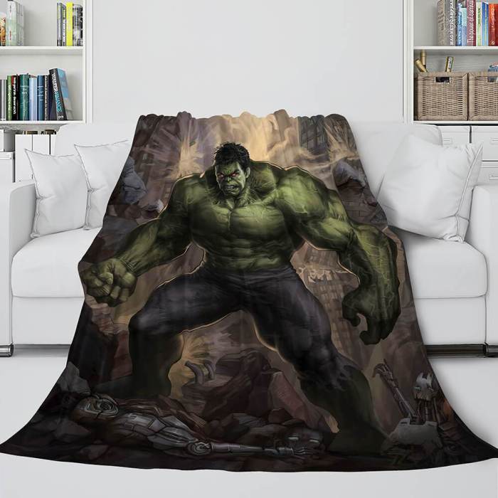 Avengers 4 Flannel Blanket Fleece Throw Cosplay Blanket Wrap Nap Quilt