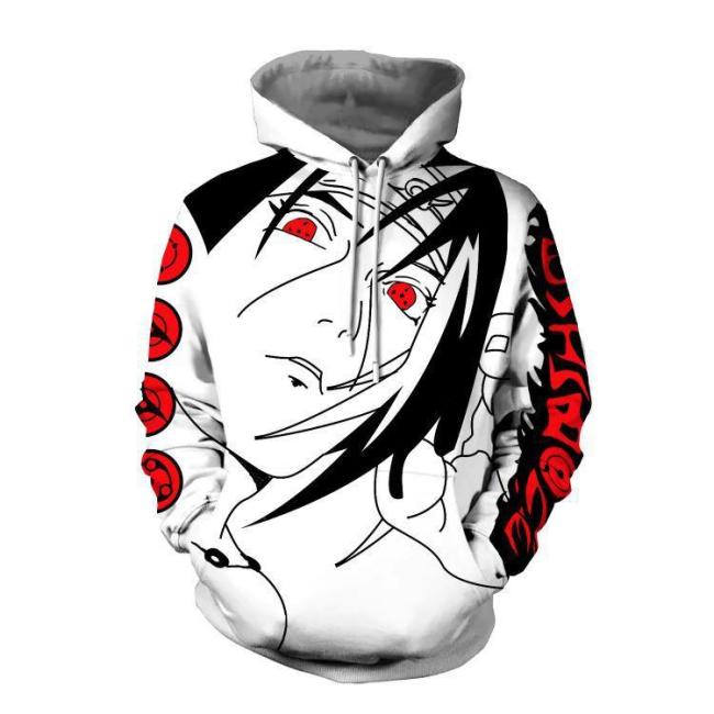 Naruto Anime Long Hair White Cosplay Adult Unisex 3D Printed Hoodie Sweatshirt Pullover