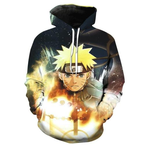 Naruto Anime Magic Uzumaki Naruto Cosplay Adult Unisex 3D Printed Hoodie Sweatshirt Pullover
