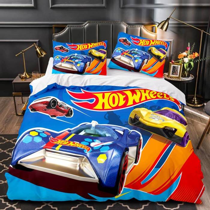 Wheels Cosplay Bedding Set Duvet Covers Quilt Bed Sheets Sets