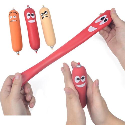 Memory Sand  Dog Lalale Simulation Sausage Decompression Stretching Toy
