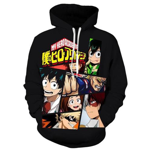 Arrival My Hero Academy Anime 5 Cosplay Adult Unisex 3D Printed Hoodie Sweatshirt Pullover