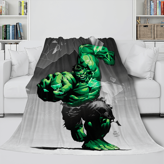 Avengers 4 Flannel Blanket Fleece Throw Cosplay Blanket Wrap Nap Quilt