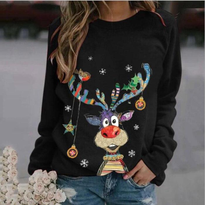 Ugly Christmas 3D Printing Sweater Jumper Clothing Tops Crew Neck Christmas Gift