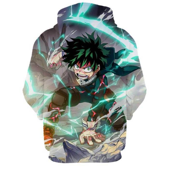 My Hero Academy Anime  Arrival Midoriya Izuku Cosplay Adult Unisex 3D Printed Hoodie Sweatshirt Pullover