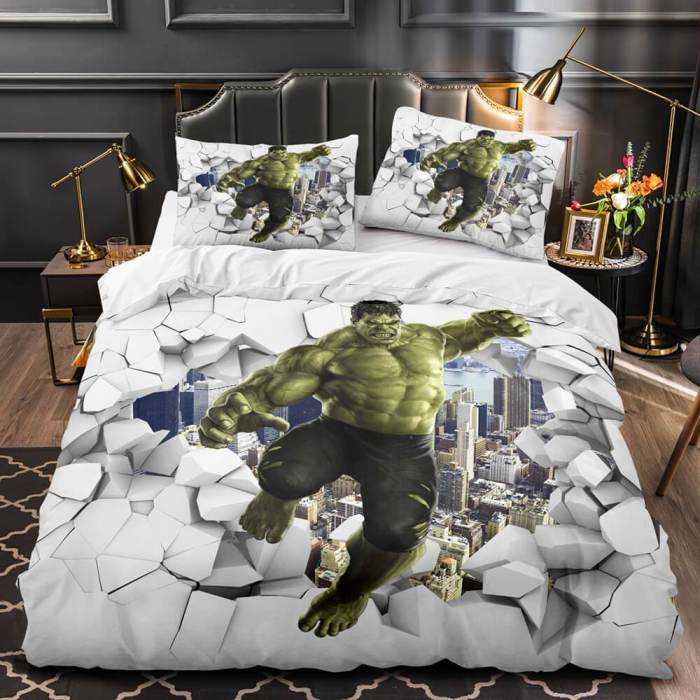 Avengers Cosplay Bedding Set Quilt Duvet Covers Bed Sheets Sets