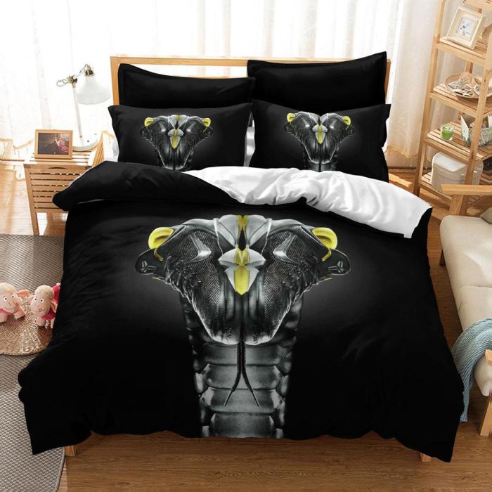 Lakers Kobe Bryant Black Mamba Bedding Set Duvet Cover Bed Sheets Sets