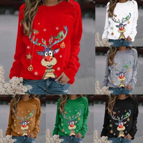 Ugly Christmas 3D Printing Sweater Jumper Clothing Tops Crew Neck Christmas Gift