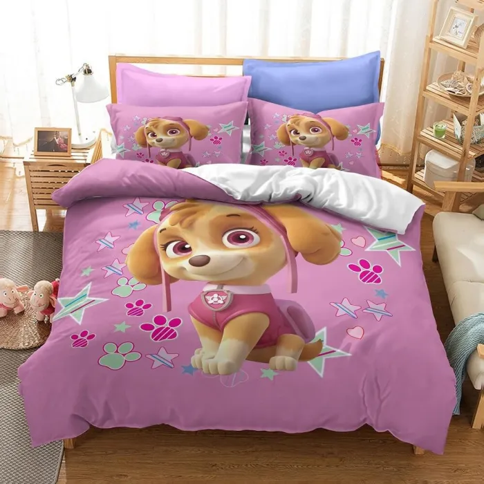 Paw Patrol Season 1 Bedding Set Quilt Duvet Cover Bed Sheets Sets