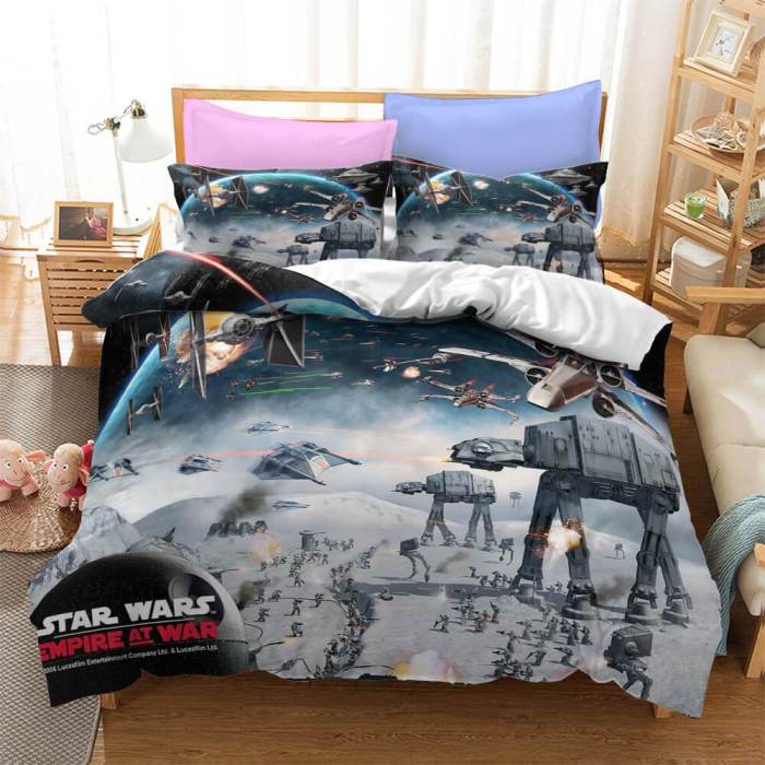 Star Wars Skywalker Bedding Set Duvet Covers Halloween Bed Sheets Sets