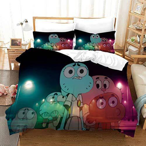 The Amazing World Of Gumball Bedding Set Duvet Cover Bed Sheets Sets