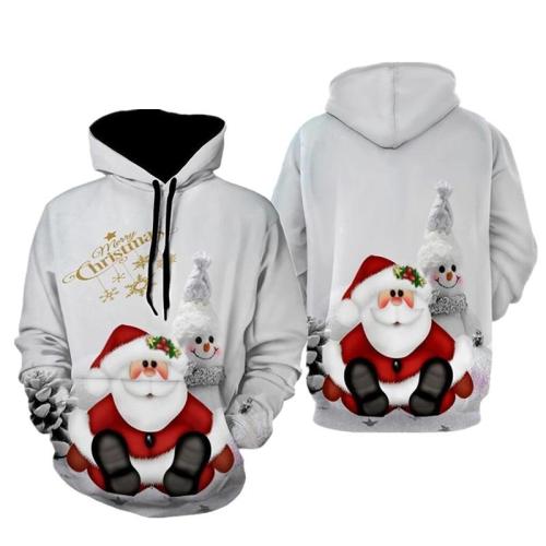 Ugly Autumn And Winter Christmas Sweater 3D Print Oversized Hooded Sweatshirt Hoodie