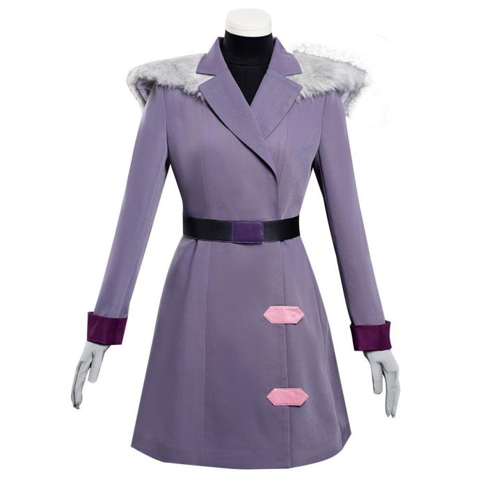 The Owl House Amity Winter Coat Outfits Halloween Carnival Suit Cosplay Costume