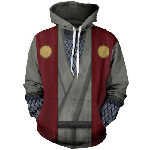 Naruto Anime Jiraiya Toad Fairy Cosplay Adult Unisex 3D Printed Hoodie Sweatshirt Pullover