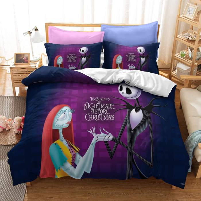 The Nightmare Before Christmas Bedding Set Quilt Duvet Cover Sets