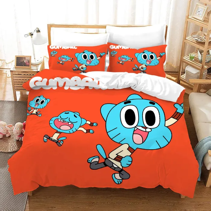The Amazing World Of Gumball Cosplay Bedding Set Duvet Cover Bed Sets